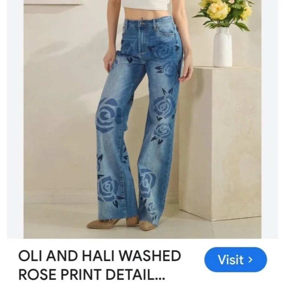 OLI & HALI jeans OH! jeans size XL Oli Hali jeans womens 14w 16w Oli and Hali